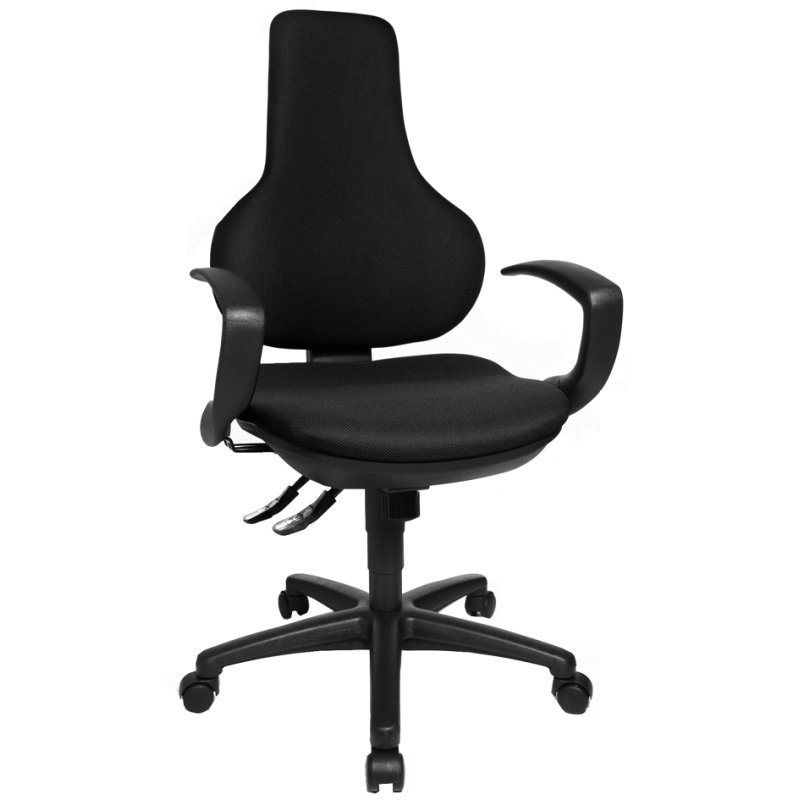 Topstar bureaustoel Ergo Point SY, blauw, synchronmechaniek, 110 kg